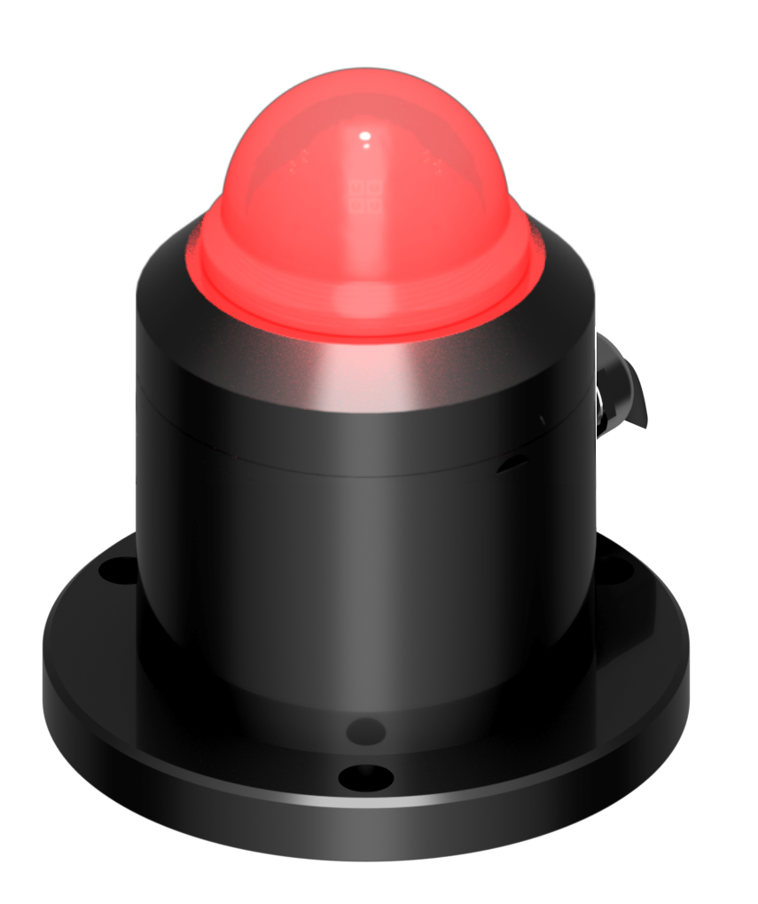 15cd Obstruction light, red, hemispherical, single 15cd Obstruction light, red, hemispherical, single